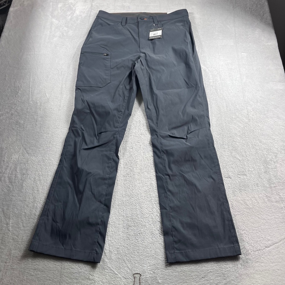 Eddie Bauer Mens Rainier Pant Storm Grey Outdoor Hiking Pants 32x32 NEW